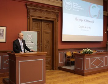 Ünnepi köszöntő - Csató András - ETOSZ elnöke